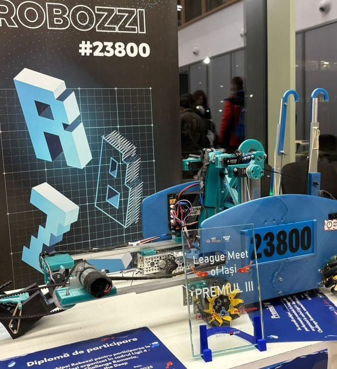 Locul 5 și Control Award: Povestea succesului echipei Robozzi #23800 din Iași