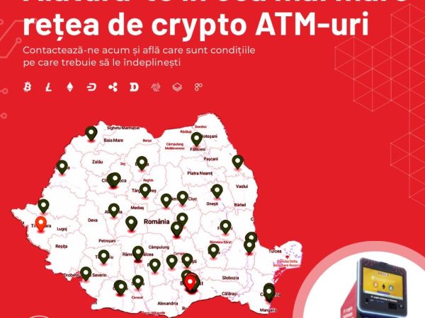 bitcoin romania, crypto ATM-uri